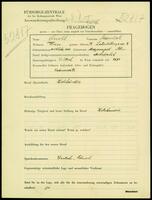 Applicant: Knoll, Samuel; born 30.10.1868 in Marijampolė (Lithuania); married.