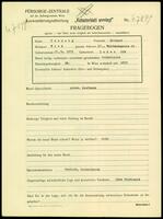 Applicant: Taussig, Richard; born 27.4.1878 in Ledeč nad Sázavou (Czech Republic); married.