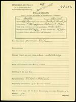 Applicant: Amster, Samuel; born 15.8.1867 in Dobromylʹ (Ukraine); married.