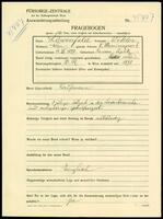 Applicant: Löwenfeld, Viktor; born 14.7.1897 in Trencsen, Teplitz; married.