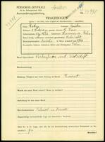 Applicant: Prakap, Tauber; born 27.1.1892 in Limanowa (Poland); married.
