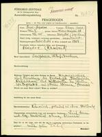 Applicant: Segel-segalow, Cäsar (Calel); born 9.3.1885 in Bialystok, Jetzt Poland; married.