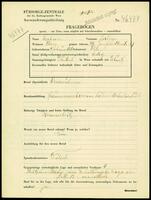 Applicant: Lechner, Laura; born 9.2.1876 in Vienna (Austria); single.