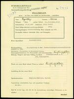 Applicant: Engelberg, Maria; born 24.11.1904 in Stary Sambor (Ukraine); single.