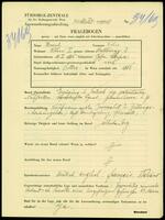 Applicant: Brasch, Felix; born 10.1.1885 in Česká Lípa (Czech Republic); married.