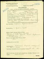 Applicant: Beron, Norbert; born 23.1.1886 in Nowosielitza (Ukraine); married.