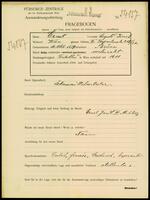 Applicant: Ernst, Leopold Israel; born 16.10.1879 in Brno (Czech Republic); married.