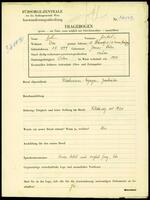 Applicant: Zohn, Jakob; born 1.2.1899 in Janow (Belarus); married.