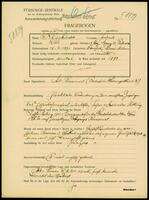 Applicant: Kleebinder, Heinrich; born 15.4.1871 in Oderfurt Privos, Mähren; married.