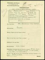 Applicant: Brammer, Josefine; born 2.2.1873 in Parfuss (Czech Republic); widowed.