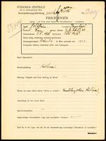 Applicant: Goldstein, Bernhard; born 3.5.1898 in Satu Mare; no status registered.