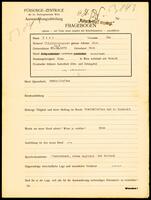 Applicant: Fink, Ida; born 29.9.1878 in Vienna (Austria); widowed.