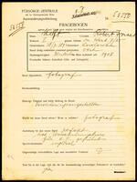 Applicant: Helft, Robert Israel; born 28.7.1892 in Korolowka; married.