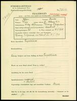 Applicant: Klein, Gridor; born 30.8.1877 in Güssing (Austria); widowed.