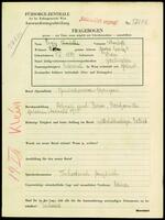 Applicant: Preis, Charlotte; born 5.4.1889 in Vienna (Austria); divorced.