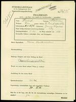 Applicant: Fried, Malvine; born 6.1.1876 in Gussing (Austria); single.