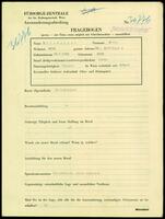 Applicant: Thieberger, Fritz; born 20.6.1925 in Vienna (Austria); single.