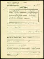 Applicant: Kölb, Rudolf; born 12.6.1873 in Skaliti, č. S.; married.