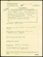 Applicant: Knöpfelmacher, Katherina; born 3.8.1897 in Holešov (Czech Republic); single.