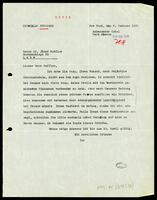 [Letter] 06.02.1936 Bronislaw Huberman to Józef Koffler. .[archival material]