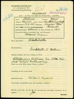 Applicant: Chotiner, Josef; born 25.12.1898 in Narajow (Ukraine); married.