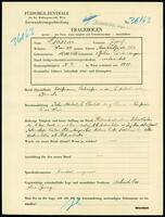 Applicant: Császár, Josef; born 15.8.1885 in Békéscsaba (Hungary); married.
