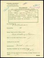 Applicant: Krys, Isidor; born 2.1.1878 in Bukaczowce (Ukraine); married.