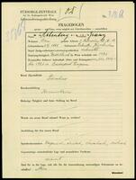 Applicant: Hohenberg, Franz; born 8.3.1868 in Subotica (Subotica, Serbia); married.