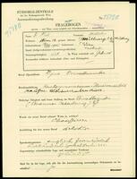 Applicant: Pick, Wihelm; born 18.12.1905 in Vienna (Austria); married.