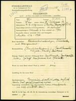 Applicant: Weiss, Wilhelm; born 9.9.1879 in Nitra (Slovakia); married.