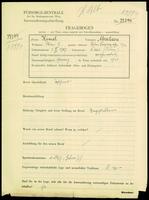 Applicant: Kimel, Abraham; born 2.10.1907 in Narol (Poland); married.