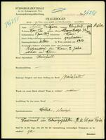 Applicant: Adler Geb Weilguni, Elisabeth; born 5.6.1879 in Vienna (Austria); divorced.