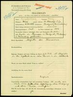 Applicant: Kupferberg, Josef; born 22.8.1882 in Storoźynetz (Ukraine); married.