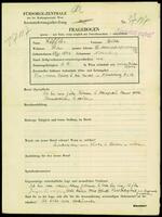 Applicant: Löffler, Ella; born 25.11.1894 in Mikulov (Jihomoravský kraj, Czech Republic); married.