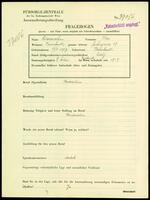 Applicant: Löwensohn, Ilse; born 12.1.1917 in Innsbruck (Austria); single.