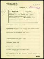 Applicant: Kriwaczek, Max; born 20.5.1895 in Kyjov (Jihomoravský kraj, Czech Republic); single.