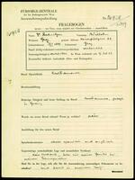 Applicant: Rechuitzer, Wilhelm; born 3.1.1889 in Graz (Austria); married.