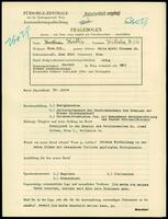 Applicant: Kallie, Wilhelm; born 21.6.1912 in Vienna (Austria); single.