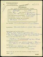 Applicant: Szegö, Otto; born 21.3.1880 in B[istum?] Szombathely (Hungary); married.