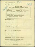 Applicant: Schönhof, Charlotte; born 26.1.1866 in Oświęcim (Poland); widowed.