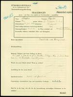 Applicant: Schaffner, Leopold; born 10.7.1894 in Budapest (Hungary); single.