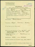 Applicant: Back, Max; born 3.12.1905 in Vienna (Austria); married.
