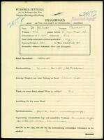 Applicant: Fellner, Theodor; born 15.1.1905 in Vienna (Austria); single.