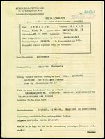 Applicant: Kreider, Jakob; born 28.1.1893 in Odesa (Ukraine); married.