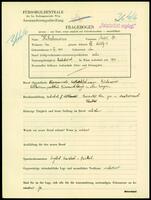 Applicant: Hitschmann, Max; born 11.12.1904 in Vienna (Austria); married.