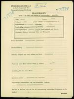Applicant: Menzel, Fritz; born 20.2.1883 in Vienna (Austria); married.