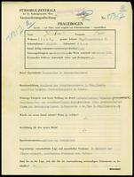 Applicant: Juszkovits, Hans; born 7.9.1908 in Vienna (Austria); single.
