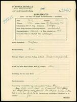Applicant: Gang, Simon; born 28.5.1881 in Podhajce (Ukraine); married.