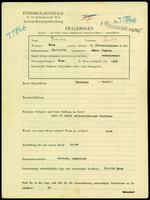 Applicant: Temmer, Sandor; born 26.3.1878 in Mako (Hungary); married.
