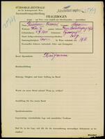 Applicant: Rauchuerger-diamant, Hermann; born 1.3.1900 in Tysmienitza; single.